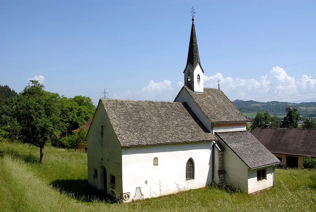 Subsidiary church Saint Andrew in Sankt Andrä, municipality Saint Veit on Glan, district Sankt Veit, Carinthia, Austria, EU