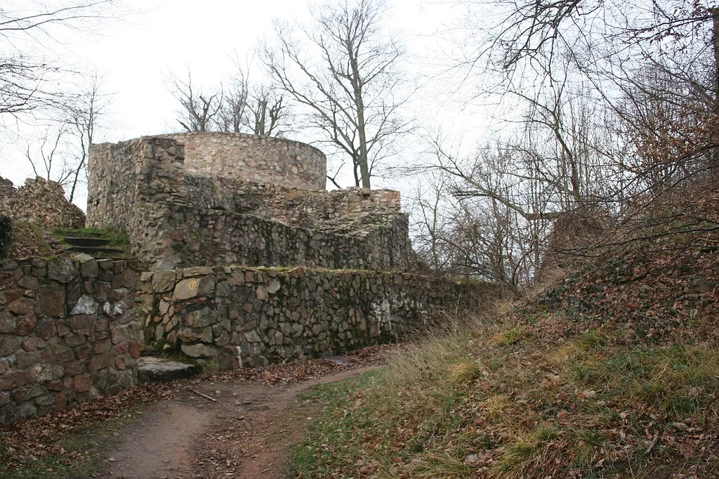 Burgruine Tannenberg bei Jugenheim, Seeheim-Jugenheim, Hessen, Deutschland