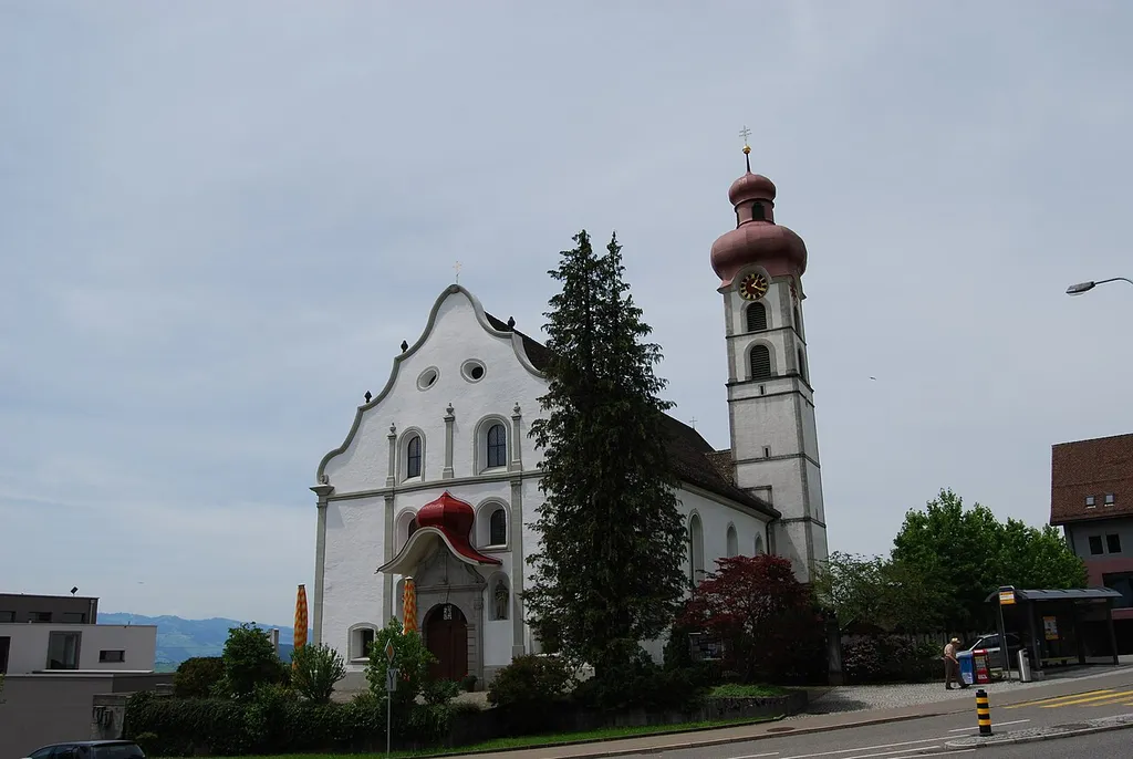 Church of Gommiswald, canton of St. Gallen, Switzerland