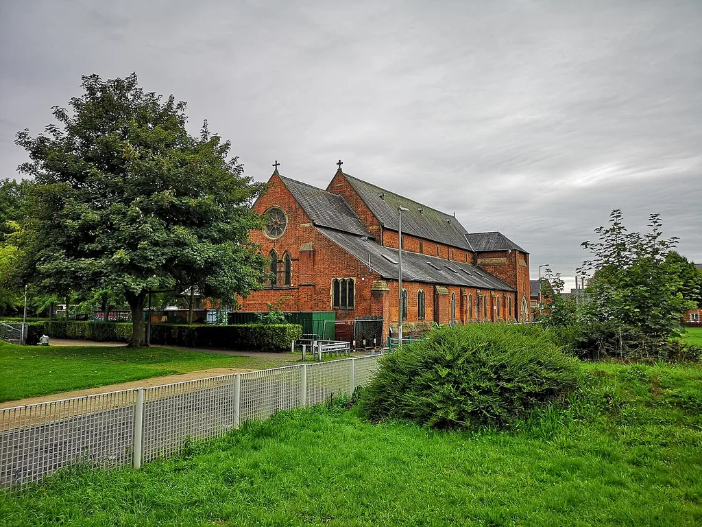 Roman Catholic Church Of St Wilfrid .mw-parser-output .messagebox{margin:4px 0;width:auto;border-collapse:collapse;border:2px solid var(--border-color-progressive,#6485d1);background-color:var(--background-color-neutral-subtle,#fbfcff);color:var(--color-base,#202122);box-sizing:border-box;border-inline-start-width:8px}.mw-parser-output .messagebox.mbox-small{font-size:88%;line-height:1.25em}.mw-parser-output .mbox-warning,.mw-parser-output .mbox-speedy{border:2px solid var(--border-color-error,#b22222);background:var(--background-color-error-subtle,#ffdbdb);border-inline-start-width:8px}.mw-parser-output .mbox-serious,.mw-parser-output .mbox-delete,.mw-parser-output .mbox-stop{border:2px solid var(--border-color-error,#b22222);border-inline-start-width:8px}.mw-parser-output .mbox-issue,.mw-parser-output .mbox-content{border:2px solid #f28500;background:var(--background-color-warning-subtle,#ffe);border-inline-start-width:8px}.mw-parser-output .mbox-query,.mw-parser-output .mbox-style{border:2px solid #f4c430;background:var(--background-color-warning-subtle,#ffe);border-inline-start-width:8px}.mw-parser-output .mbox-shit{border:2px solid #960;border-inline-start-width:8px}.mw-parser-output .mbox-license{border:2px solid #88a;border-inline-start-width:initial}.mw-parser-output .mbox-legal{border:2px solid var(--border-color-notice,#666);background:var(--background-color-base,#fff);border-inline-start-width:8px}.mw-parser-output .mbox-honor{border:2px solid #ca3;background:var(--background-color-warning-subtle,#fcf4db);border-inline-start-width:8px}.mw-parser-output .mbox-growth{border:2px solid #8d4;background:var(--background-color-success-subtle,#d5fdf4);border-inline-start-width:8px}.mw-parser-output .mbox-move{border:2px solid #93c;border-inline-start-width:8px}.mw-parser-output .mbox-protection,.mw-parser-output .mbox-message{border:2px solid var(--border-color-base,#aaa);border-inline-start-width:8px}.mw-parser-output .messagebox .mbox-text{border:none;padding:0