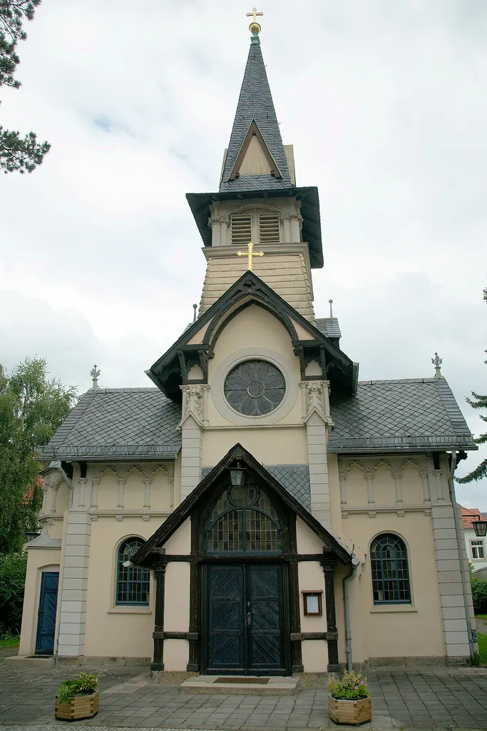 Evangelische Kirche im Stadtteil Weißer Hirsch