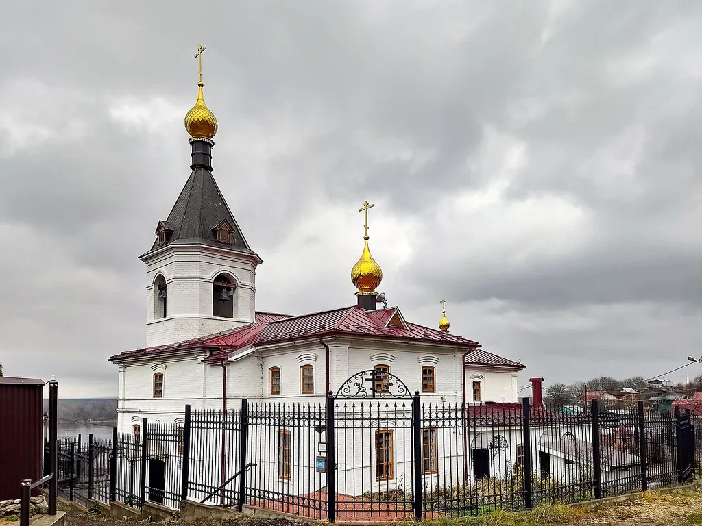 Старообрядческая (Австрийская) церковь (Церковь Казанской иконы Божией Матери): Клубная улица, 3, Безводное, Кстовский район, Нижегородская область