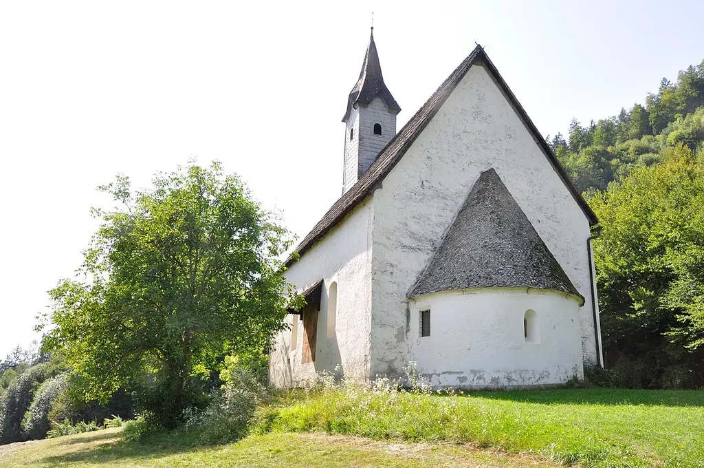 Subsidiary church Saint Catherine at Kulm, municipality Voelkermarkt, district Voelkermarkt, Carinthia / Austria / EU