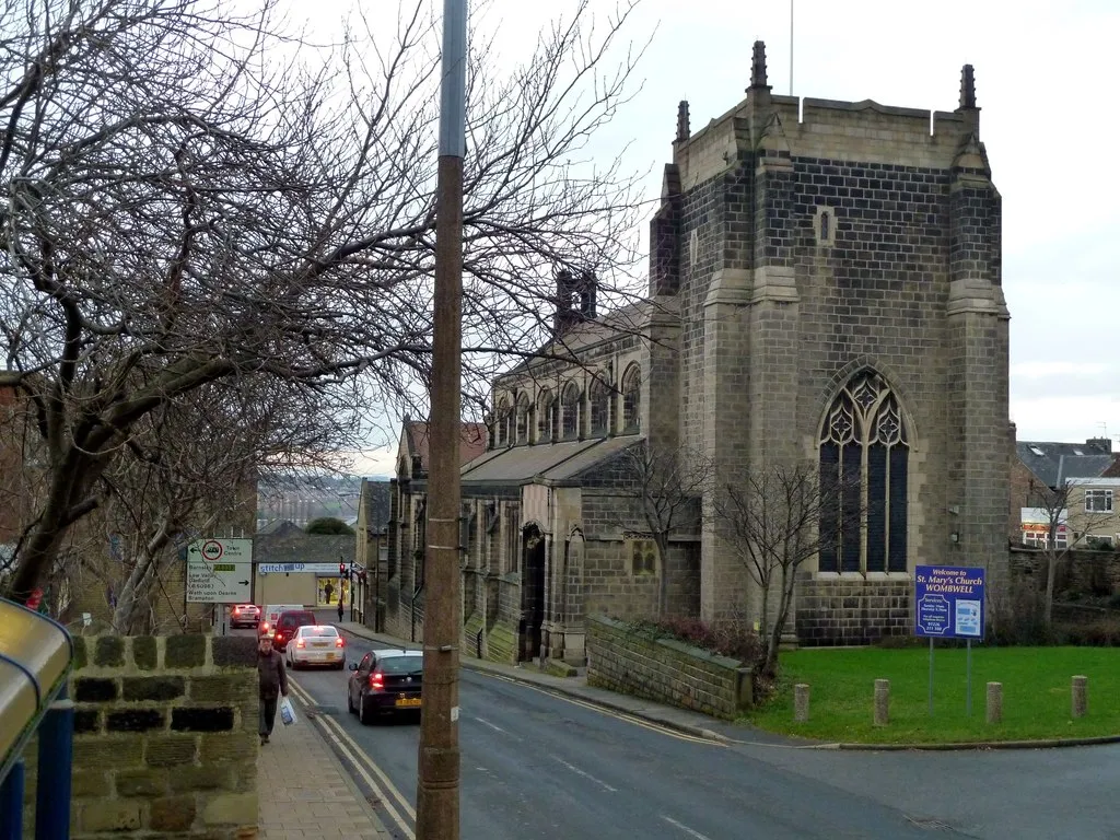 Photograph of St Mary's Church, Wombwell, South Yorkshire, England