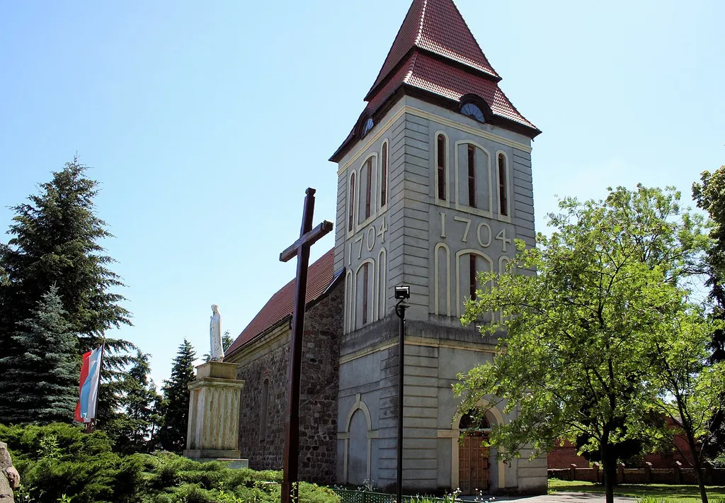 Church of the Nativity of the Blessed Virgin Mary in Zielin, West Pomeranian Voivodeship