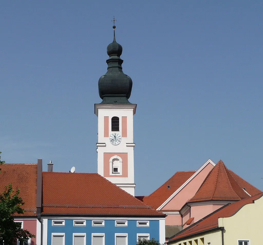 Die Pfarrkirche Maria Himmelfahrt in Gangkofen