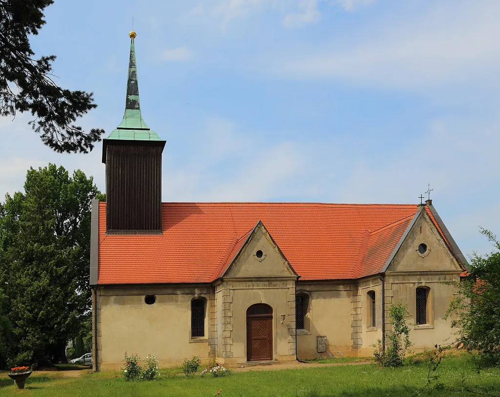 Protestant Village Church (Dorfkirche) of Görlsdorf, district of Luckau, Landkreis Dahme-Spreewald, Brandenburg, Germany.