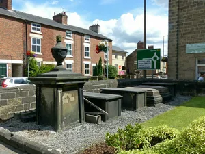 Three Monuments To Bourne Family On South Side Of Entrance Gates In Churchyard Of Central Methodist Church