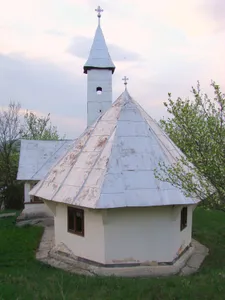 Wooden church in Copand