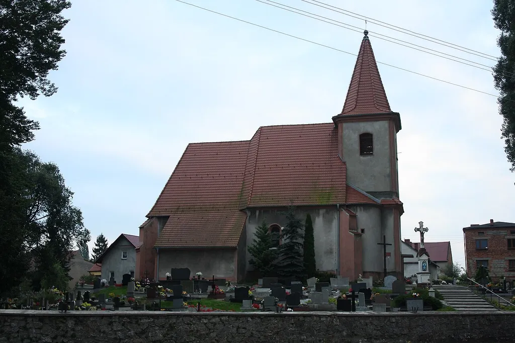 Karchowice, kościół parafialny pw. św. Katarzyny, XV/XVI, 1 poł. XIX w.
