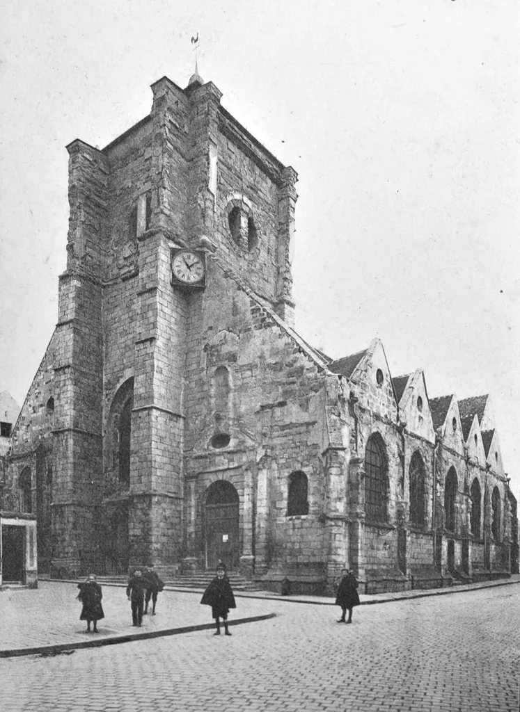 L'ancienne église de Coulommiers en 1920