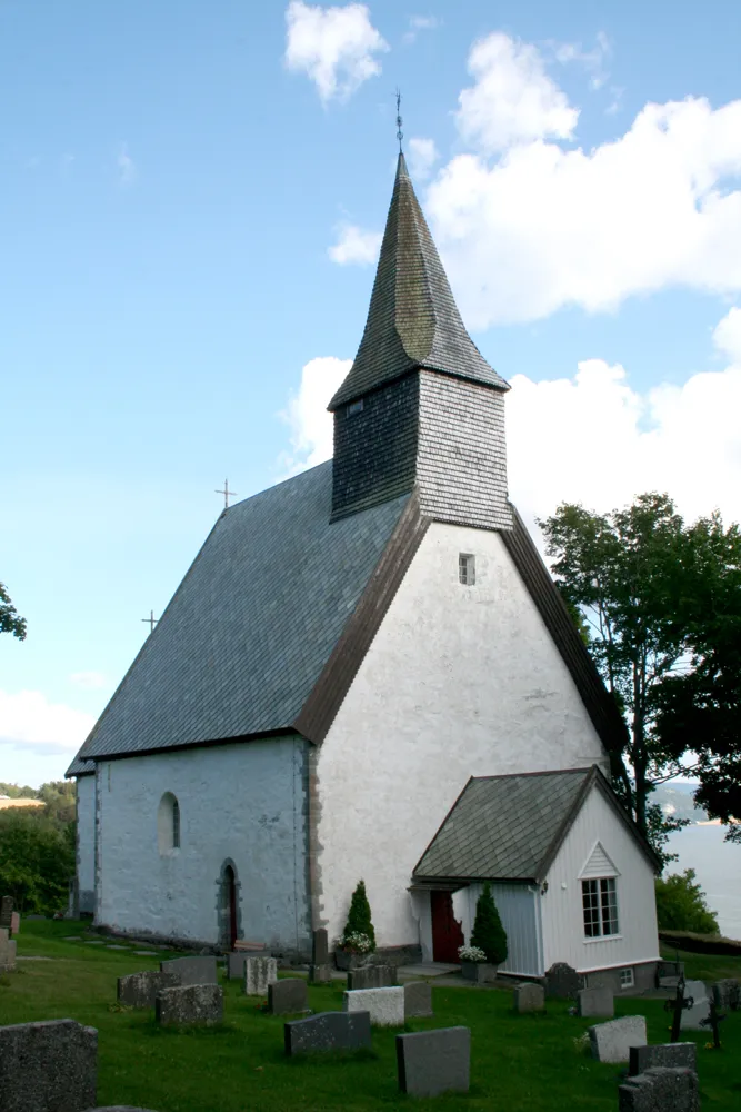 Byneset church near Trondheim, Norway - built in the 1180s.