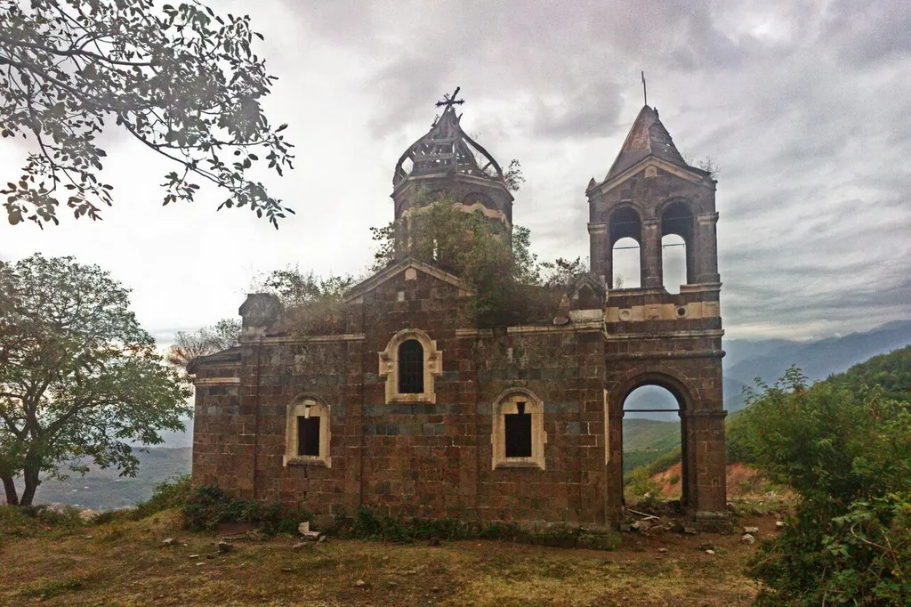 Kapan, Kavart, Greek church, 1865 Капан, Каварт, Храм во имя Св. священномученика Харалампия, 1865