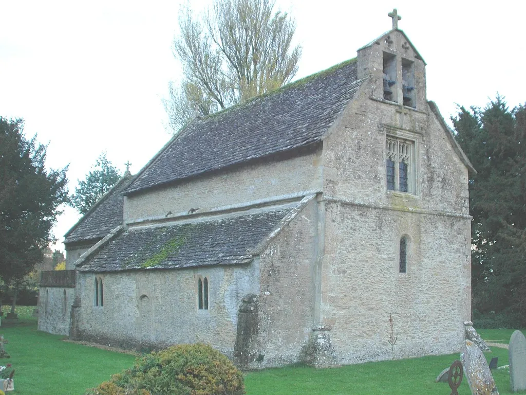 Church of England parish church of St Margaret, Little Faringdon, Oxfordshire, viewed from the north-west