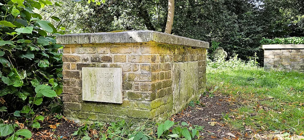 London Borough of Hackney, Tomb Of Anna Laetitia Barbauld, Churchyard Of Old Church Of St Mary.