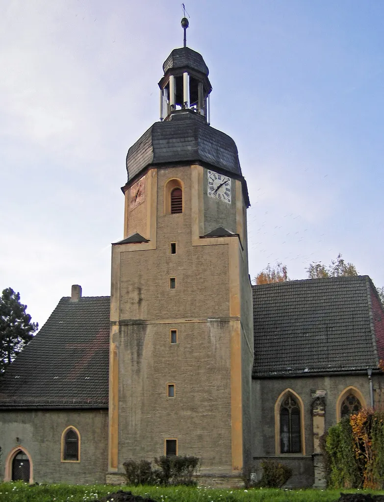 Church in the district Zipsendorf of Meuselwitz/Thuringia (Germany)