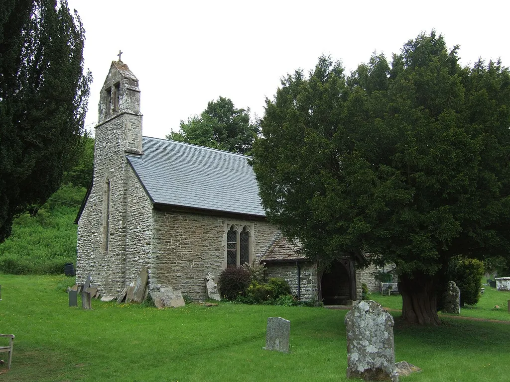 The church at Churchtown in Mainstone parish, Shropshire, England