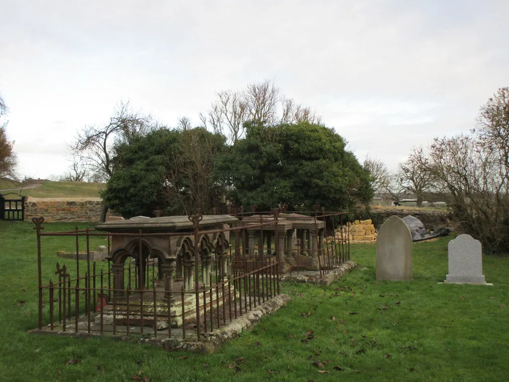 Monuments in Greetwell churchyard