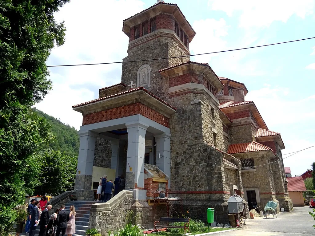 St. Elijah Orthodox church in Sinaia. Architect Paul Smărăndescu (1881-1945).