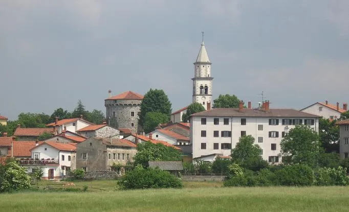 Village Lokev near Sežana, Slovenija