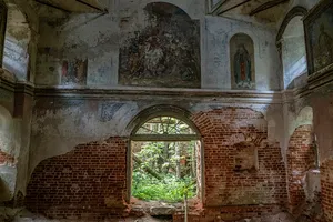 Exaltation of the Cross church, Lyakhovo