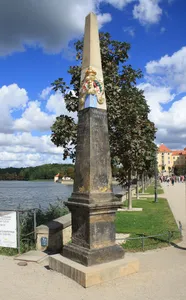 Polish-Saxon Post Milestone in Moritzburg