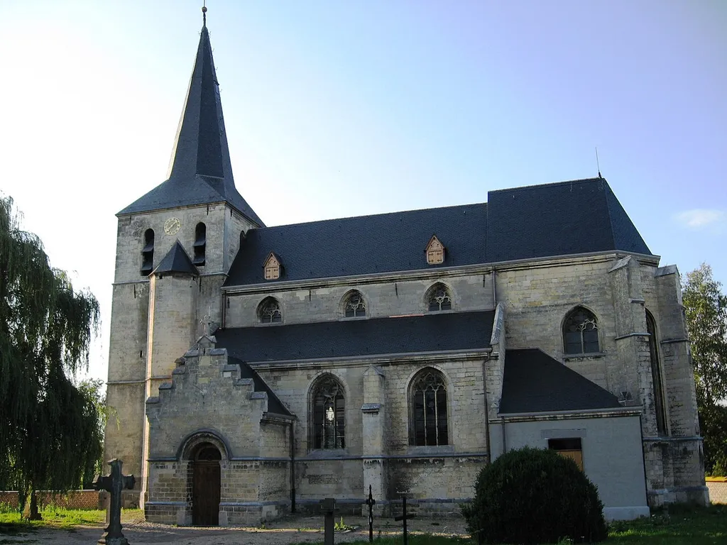 Former Church of Saint Aldegonde in As, Limburg, Belgium