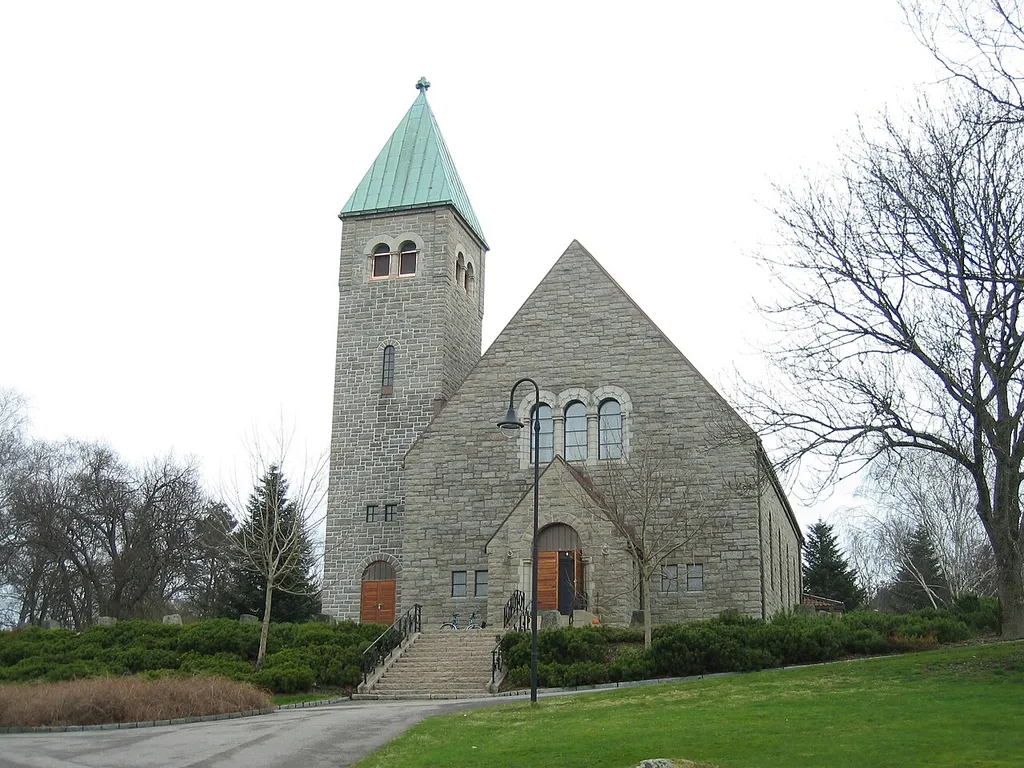 Gressvik Church, Fredrikstad, Østfold, Norway.