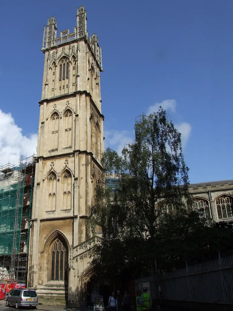 Tower of St Stephen's parish church, Bristol, England