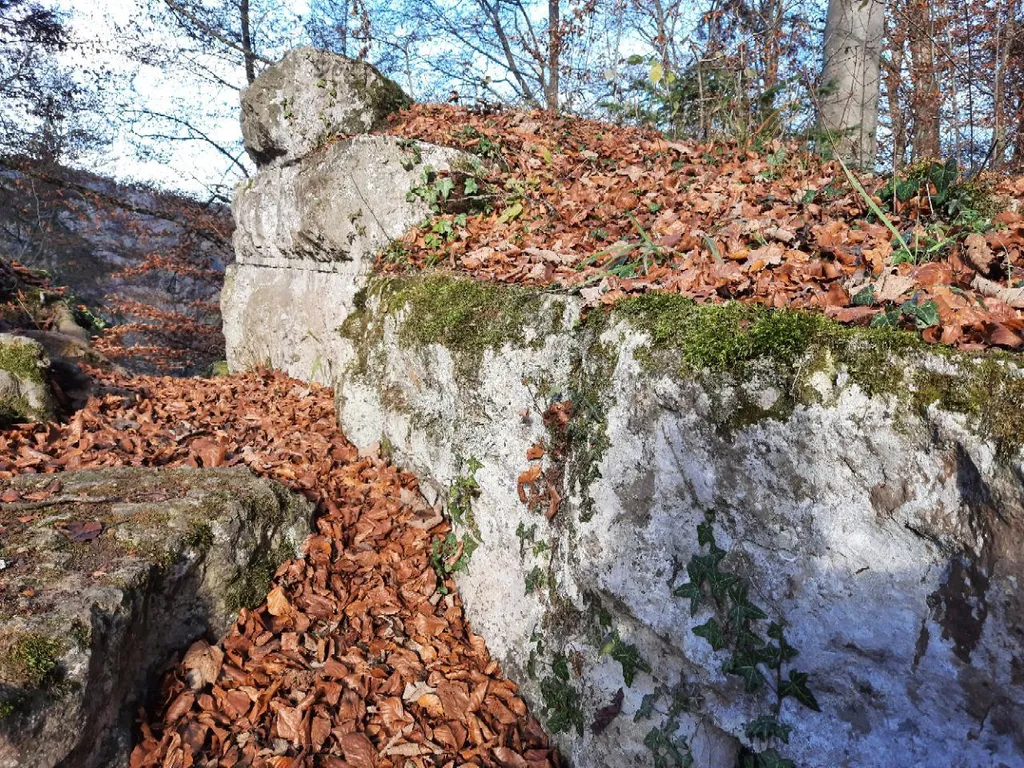 1099 erbaut. Eine der Größten Burganlagen in Württemberg 1348 durch ein Erdbeben Zerstört (Basler Beben )