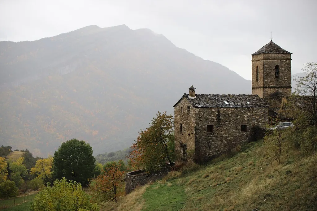 Church San Miguel en Buerba, Spain.