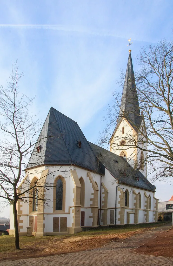 Gabsheim Kirche St. Alban von Nordosten