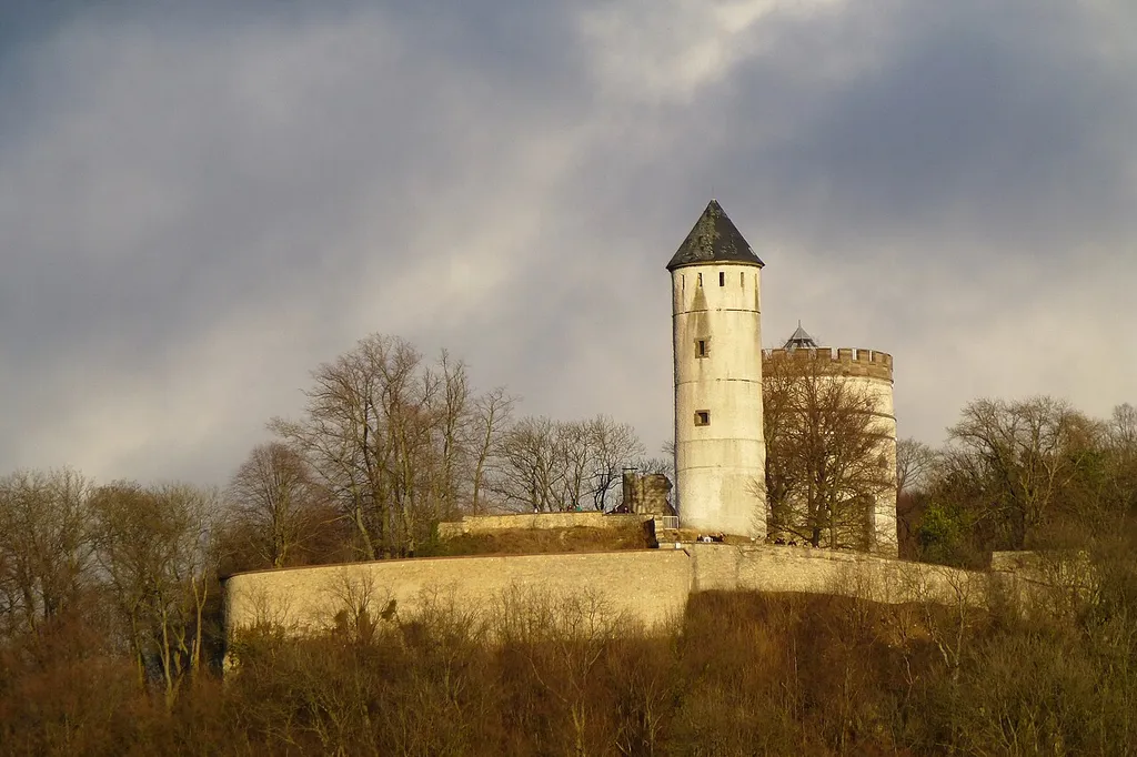 Blick von Südwesten auf die Plesse, Südniedersachsen
