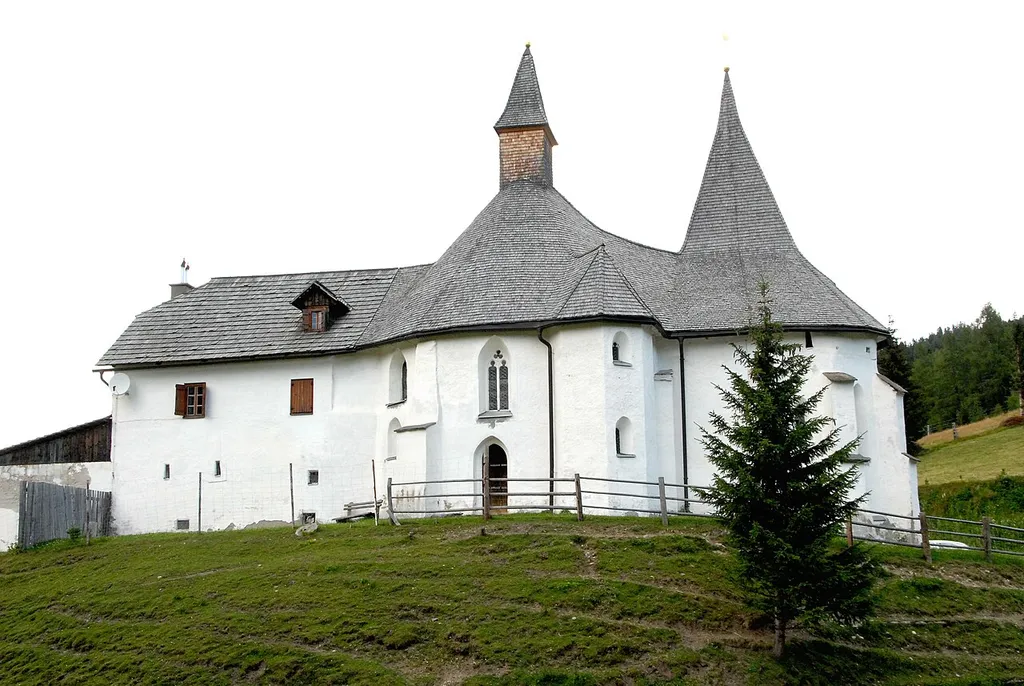 Filial church Saint John the Baptist in Flattnitz, municipality Glödnitz, district Sankt Veit, Carinthia, Austria, EU