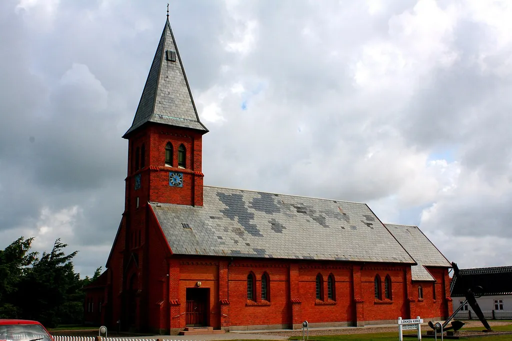 Church in Løkken, Northern Jutland, Denmark