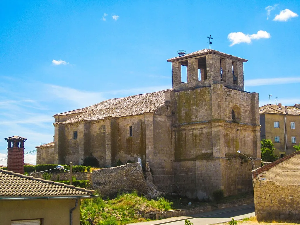 Parte trasera de la Iglesia de San Lorenzo (Villafruela)