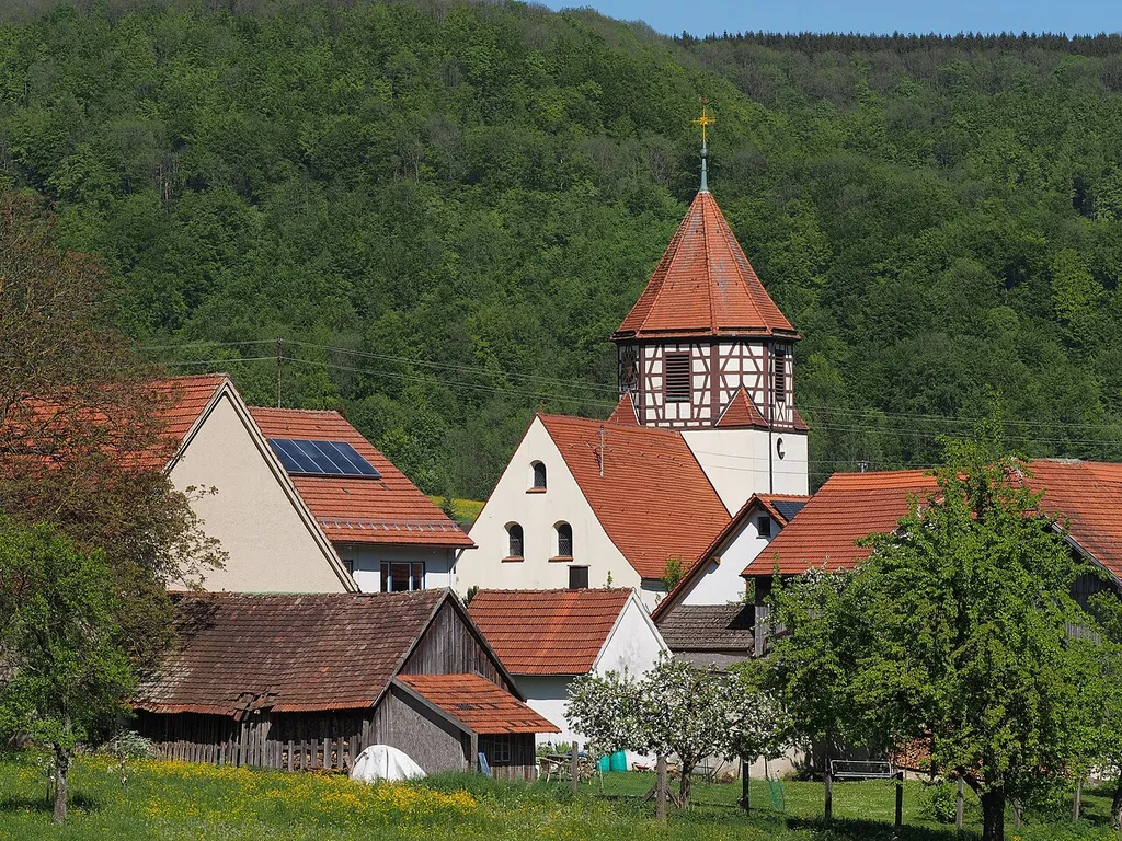St Sebastian and Walburga church in Degenfeld, Schwäbisch Gmünd, Germany