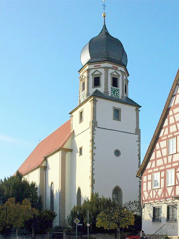 St. Mauritius in Oedheim, Baden-Württemberg, Germany