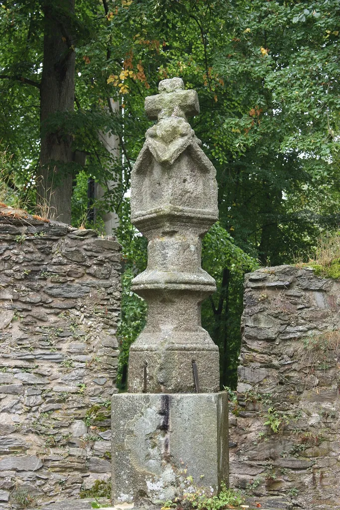 Wunsiedel, wayside shrine at the Catherine´s Church