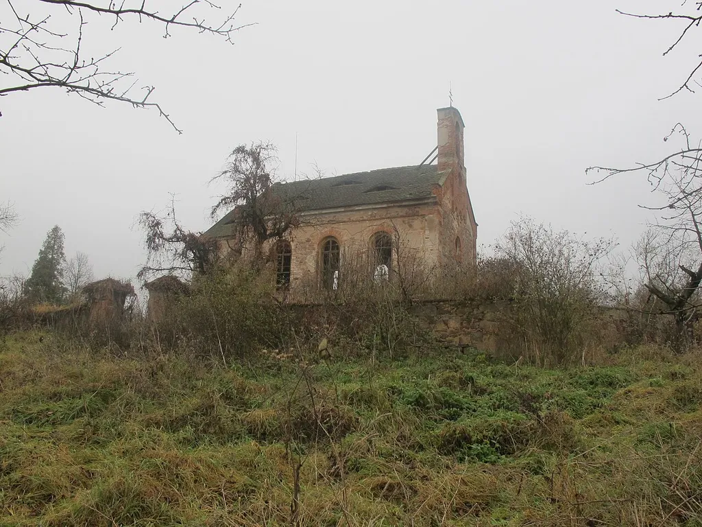 Church of Assumption from 19th century in Přibenice