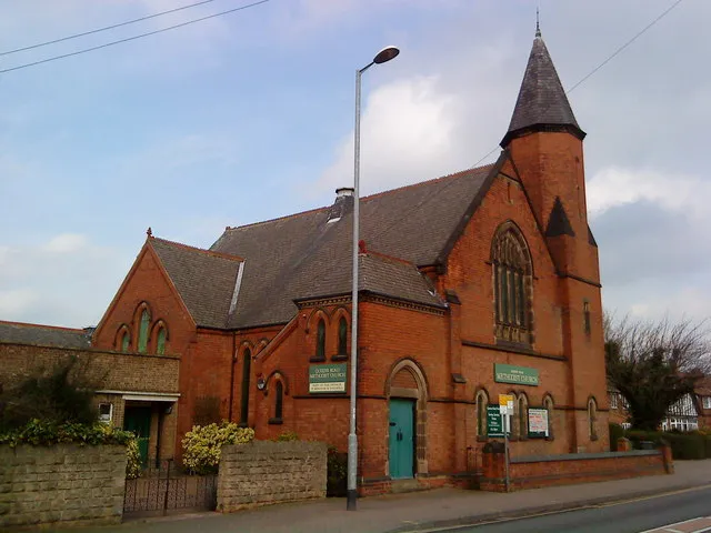 Queen's Road, Methodist Church, Beeston Queen's Road Methodist Church, Beeston, which must be by the same architect as Borrowash Methodist Church, which is almost identical.
