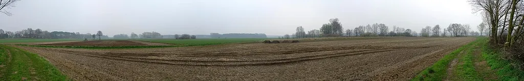 Wölanburg in Harsewinkel, Panorama des ehemaligen Standorts