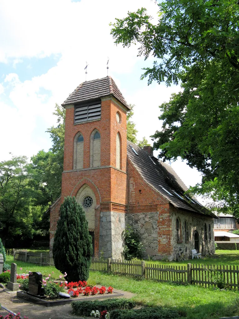Church in Alt Sammit, disctrict Güstrow, Mecklenburg-Vorpommern, Germany
