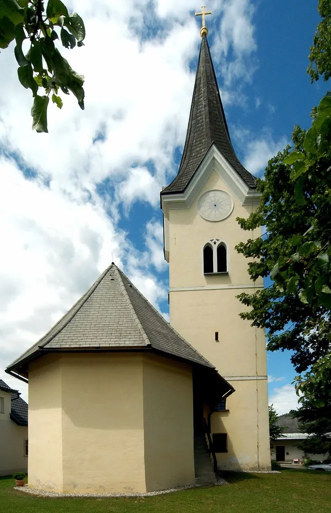 Subsidiary church Saint Gandolf, municipality Koettmannsdorf, district Klagenfurt Land, Carinthia, Austria
