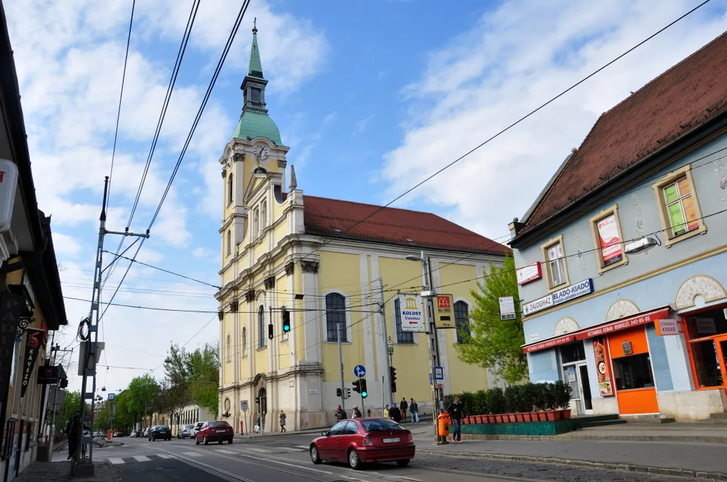 Catholic Church in Újlak, Budapest District II. This is a photo of a monument in Hungary. Identifier: 245