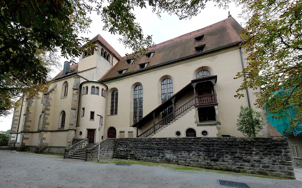 Backnang - Stiftskirche - Gesamtsicht hinten