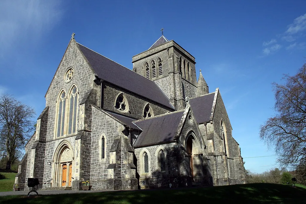 Kilmore Cathedral, County Cavan, Ireland (Church of Ireland). Designed by the architect William Slater and built in 1857–1860.