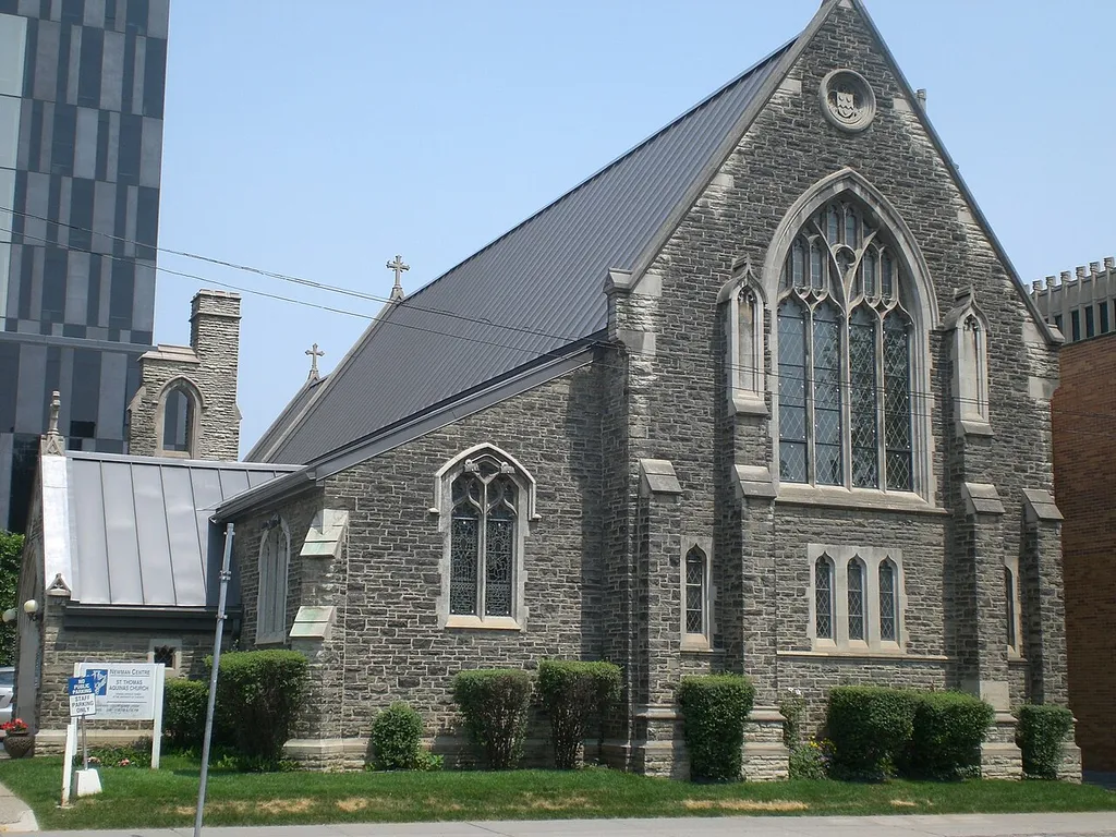 St. Thomas Aquinas Roman Catholic Church on Hoskin Avenue on the St. George Campus of the University of Toronto
