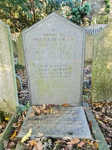 Tomb Of Sir Walter Besant In St Johns Churchyard Extension