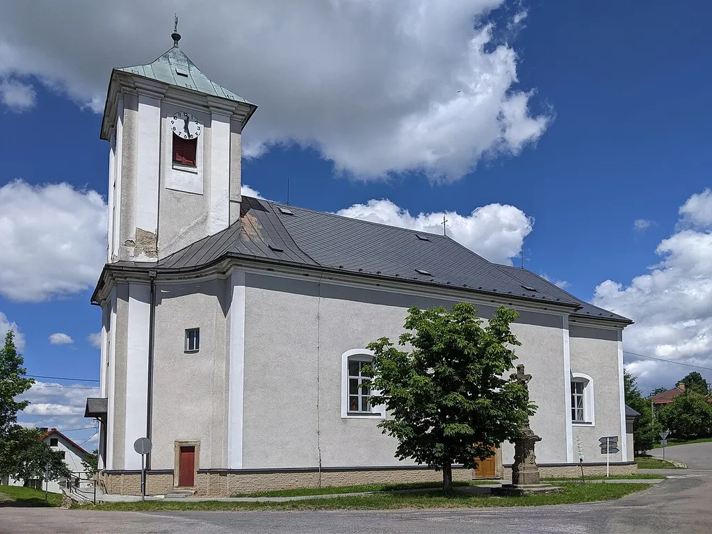 Cotkytle - kostel sv. Jana Nepomuckého